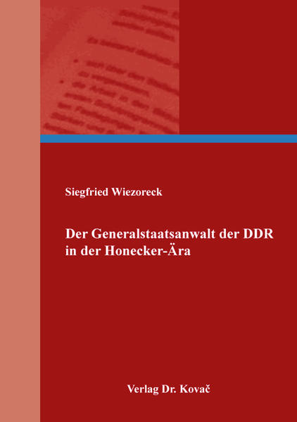 Der Generalstaatsanwalt der DDR in der Honecker-Ära | Bundesamt für magische Wesen