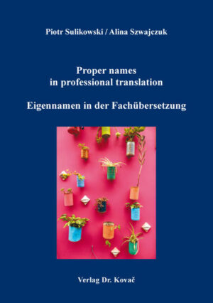 Proper names in professional translation: Eigennamen in der Fachübersetzung | Bundesamt für magische Wesen