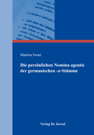 Die persönlichen Nomina agentis der germanischen -n-Stämme | Bundesamt für magische Wesen