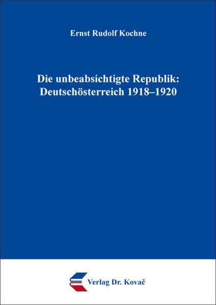 Die unbeabsichtigte Republik: Deutschösterreich 19181920 | Bundesamt für magische Wesen