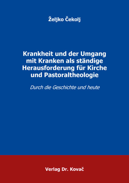 Was ist, wenn ich (zu) alt werde und wenn mich niemand mehr braucht? Wer kümmert sich um mich? Wer redet mir gut zu? Wer und was gibt mir Trost und Zuversicht? Wie erlebe ich meine Krankheit und mein Sterben? Sehe ich darin einen Sinn? Welche Rolle spielt dabei mein Glaube? Was kommt für mich nach dem Tod? Spielt die Krankenseelsorge, bzw. die Krankenhausseelsorge in meinem Leben eine Rolle? Wie war der Umgang mit den Kranken und Leidenden durch die Geschichte in anderen Kulturen und Religionen? Wie entwickelten sich das Sakrament der Krankensalbung und die Krankenseelsorge von Anfang an? Solche und ähnliche Fragen versucht dieses Buch, darin auch die durchgeführte Umfrage im Kapitel 6 zu beantworten.