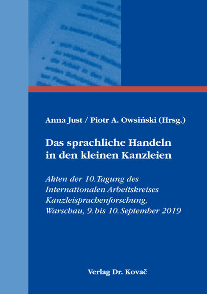 Das sprachliche Handeln in den kleinen Kanzleien | Bundesamt für magische Wesen