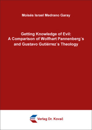 This book compares the understanding of evil by Wolfhart Pannenberg and Gustavo Gutiérrez. It addresses the question on, how do Pannenberg and Gutiérrez get knowledge of the “reality” of evil? The answer to the question is that they get knowledge of such a “reality” in a very similar way: dialectically and interdisciplinary. On the one hand, it has to do with the fact that both theologians ground their theological knowledge of finite realities with the help of different “empirical sciences”-in an effort to avoiding the metaphysical or rationalist approach of the past. On the other hand, it has to do with the fact that both theologians relates reason, experience and faith in a similar dialectical manner. Yet, Pannenberg’s and Gutiérrez’s way of getting to know the “reality” of evil does not lack important differences. It has to do with their different epistemological assumptions: coherentism (Pannenberg), and moderate foundationalism (Gutiérrez) . In any case, the similarities between Pannenberg’s and Gutiérrez’s way of obtaining knowledge of the reality of evil are surprising. The reason is that Pannenberg is a well-known European systematic theologian of the last century, and Gutiérrez is a Latin American liberation theologian from the same age. The former is regarded as a theoretic thinker, while the latter one is seen as a practical oriented theologian. Yet, both Pannenberg and Gutiérrez understand theology as a scientific and historical endeavour, in which experience plays a central role. It is in relation to all of it, that evil is understood as an abstract and “concrete” “reality” (Pannenberg), or as a subjective and objective “reality” (Gutiérrez).