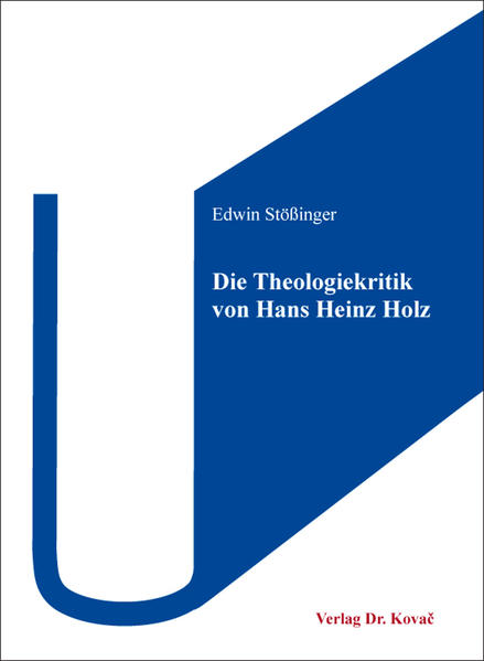 Hans Heinz Holz (1927-2011) war in seiner Jugend antifaschistischer Widerstandskämpfer. Nach seiner Tätigkeit als Journalist und Redakteur wurde er Philosophieprofessor in Marburg (BRD) und in Groningen (NL). Er verstand sich als Vertreter der materialistischen Weltanschauung. Trotzdem setzte er sich in filigraner Weise auch mit Ansichten auseinander, die im Gegensatz zu seiner Einstellung standen. Er führte Diskussionen in Studentengemeinden und erwähnte Gespräche mit prominenten Theologen. Auch in seinem Schriftwerk thematisierte er theologische und idealistische Positionen, etwa in seinem Opus magnum über die Problemgeschichte der Dialektik. Die Analyse des äußerst differenzierten dialektischen Denkens in der Verquickung von Theologie und Philosophie im Mittelalter ließ er sich nicht entgehen. Sein Nachweis verschiedener Fundamente in der Tektonik von Philosophie und Theologie genügte ihm keineswegs. Er vertiefte teilweise auch durchaus mit positiven Urteilen die logische Nachvollziehbarkeit theologischen Denkens. Theologiekritik stand allerdings nicht im Zentrum seines Werks. Daher werden in dieser Monographie Kernpunkte seiner Kritik der Theologie schwerpunktmäßig rekonstruiert. Holz hielt das Abbilden von Theologie auf Philosophie und den umgekehrten Prozess für möglich. Der Akzent in diesem Buch liegt auf seiner Kritik am Abbilden von poly- und monotheistischer Theologie auf Philosophie. Rational und mit strenger Logik argumentierend stieß Holz insbesondere in der jüdisch-christlichen Dogmengeschichte auf Aporien, Paradoxien, Begriffsverschiebungen, Übersetzungsfehler und irrationale Aussagen beim Abbilden auf Philosophie. Die von Holz kühl vorgetragenen Kritikpunkte können aktuell für die niveauvolle Selbstklärung eigener Ansichten dienen und als Argumente beim Führen anspruchsvoller Dialoge aufgegriffen werden. Holz zeigte, dass solche Diskussionen keineswegs in aufgeheizter Stimmung stattfinden müssen. Damit ist ein Kontrast zu einer Gesprächskultur möglich, die sogenannten „neuen Atheisten“ nachgesagt wird.