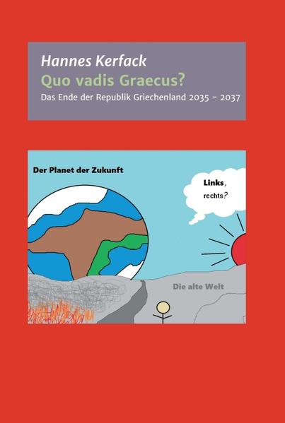 Ein fiktives Griechenland in einer fiktiven Welt in den 2030er Jahren. Georgios Volgin, Visionär, Kommunist und Staatstheoretiker, steigt politisch sehr rasch auf, da seine Demagogie und politischen Reden gegen die demokratische Regierung und die Kapitalgesellschaften und die Rede vom Menschenparadies eine große Menge von Menschen ansprechen, die mit dem System insgesamt unzufrieden sind. Das Land befindet sich in einem desolatem Zustand aus politischen, wirtschaftlichen Intrigen der herrschenden Kapitalgesellschaften und einem fehlenden Eifer für eine stabile Demokratie und Menschenwürde durch die eigentliche Athener Regierung, die kaum noch Macht besitzt und ein gefährliches Vakuum für die Wirtschaftsmächte als auch für radikale Bewegungen entstehen lässt. Viel zu spät reagieren die Politiker, die die Republik schützen sollen, auf die aufkeimende Bedrohung und schließen sich teilweise auch den Radikalen an. Ein ausbrechender Bürgerkrieg zweier Rivalen tritt hinzu, wobei anfangs nicht klar ist, wie er ausgehen wird und die Republik dadurch immer weiter auseinandergerissen wird. Bis zum Schluss, Anfang 2037, sieht es vermeintlich so aus, als könnte die "Katastrophe" noch aufgehalten und die Republik gerettet werden können. Zu spät wird erkannt, wie wichtig der Ausgleich zwischen wirtschaftlichen und sozialen Interessen ist, um ein Land gerecht zu regieren und die Freiheit zu bewahren. Dieses Buch ist eine Überarbeitung und kritische Kommentierung meiner originalen Fassung von 2011.