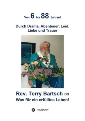 Terry Bartsch ist Spiritueller Heiler und Reverend. Er zählt zu den großen spirituellen Heilern. Auf dem Höhepunkt seiner Heilertätigkeit wurde ihm der Titel Doctor of Divinity (DD) verliehen. In diesem Buch schildert er eindrucksvoll seinen Weg durch Drama, Abenteuer, Leid, Liebe und Trauer. Zwei Nahtoder-lebnisse brachten ihn schließlich dazu, sein Leben vollständig zu überdenken und zu verändern. Das Buch gibt Einblick in die Spirituelle Philosophie und das Leben mit der Geistigen Welt.