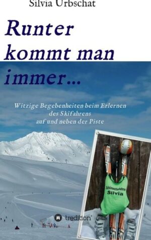 Das Buch ist mein amüsanter Reisebericht durch die "Welt des Skifahrens". Als rollende Lawine auf Langlaufski habe ich 1994 angefangen, heute bin ich mit Alpin-Ski ein "Schönwetterfahrer" auf der Piste. Skifahren war für mich eine große Herausforderung und ich bin bis heute eine ewig Lernende geblieben. Das Buch ist keinesfalls eine Anleitung dazu, wie man das Skifahren am besten lernt. Es ist eher ein herrlich komischer Bericht über Skifahrergemeinschaften, Familie und Freunde im Schnee. Wichtig ist vor allem, was wir neben den Pisten und in den verschiedensten Unterkünften erleben und welchen Spaß wir haben.