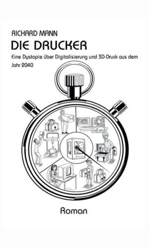 Die Handlung des Romans „Die Drucker“ beginnt im Jahr 2040. Großfabriken gibt es nicht mehr. Die Fertigung von Bauteilen für Automobile, Flugzeuge oder Haushaltselektronik wird von Heimarbeitern erledigt, die mit 3D-Druckmaschinen in ihren Häusern und Wohnungen ihr Geld verdienen. Sie alle nehmen an diesem Geschäft über eine übermächtige digitale Plattform mit dem Namen CIPE teil. CIPE orchestriert Millionen von 3D-Druck-Heimarbeitsbetrieben und vermittelt zwischen ihnen und den wenigen noch existierenden Großkonzernen, die die produzierten Teile zu Endprodukten montieren. CIPE hat die vielen 3D-Druck-Heimarbeiter (die Drucker), die meistens Amateur-Selbständige sind, im Würgegriff. Doch dagegen regt sich Widerstand in einem oberpfälzischen Dorf. Das Problem: wie viele Orte ist auch dieses Dorf vollkommen von der 3D-Druck-Heimarbeit abhängig. Aber der reiche Digitalkommunist Wittig bietet seine Hilfe an... Literaturnobelpreisträger Gerhart Hauptmann veröffentlichte im Jahr 1892 das Sozialdrama „Die Weber“. In seinem Stück geht es um den Strukturwandel, der durch die erste industrielle Revolution ausgelöst wurde