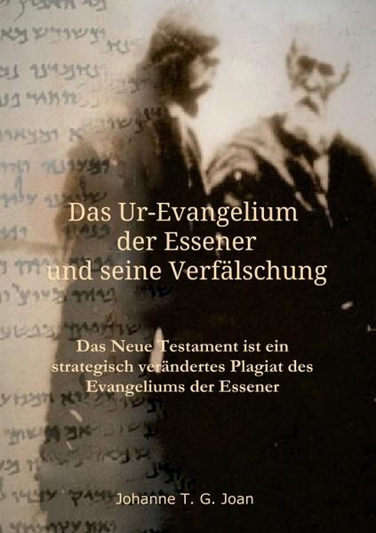 Diese Arbeit ist das Produkt einer siebenjährigen Forschung und beweist, anhand historischer Dokumente, u.a. aus Nag Hammadi und Qumran, die Authentizität und das Alter des Evangeliums der Essener, das 90 Jahre von Theologen, als eine Fälschung betrachtet wurde. Das Evangelium der Essener entpuppt sich als der Vorläufer des Neuen Testaments und ist demnach ca. 2000 Jahre alt. Der Essener Prophet stellte das Modell einer Bruderschaft vor und bezeichnete diese Bruderschaft als den einzigen Weg für einen dauerhaften Frieden unter den Völkern. Diese neue Lebensweise, die sich rasch über die Grenze Judäa hinaus ausbreitete, bedrohte nicht nur die römische Wirtschaft, sondern auch die Macht der Römer. Die Studie zeigt, wie es Betrügern gelang, mit der Terminologie aus dem Evangelium der Essener, Lügenschriften zu erdichten, die wir unter den Namen "das Neue Testament" kennen, und dadurch den Sturz der römischen Fremdherrscher verhinderten. Für die Durchführung ihrer Strategie benützten sie und verleumdeten sie das jüdische Volk. Durch die Lüge der Erbsünde wurde die Frau 2000 Jahre vom Mann unterdrückt und versklavt. Obwohl seit Anbeginn der Zeit, die Menschen die Erde und ihre Elemente verehrt und beschützt haben, hat die Menschheit, durch die Lehre des Christentums, die die Erde als verflucht und als den Ort des Bösen einstuft, kein Umweltbewusstsein mehr entwickelt, eine Missachtung, die die Natur heute mit Umweltkatastrophen quittiert. 2000 Jahre haben die Menschen gelebt in der Überzeugung, dass Tiere minderwertig seien und keine Seele besäßen, und sie haben ihre Gefährten gequält, misshandelt und bestialisch massakriert. Die Worte des Essener Propheten aber klangen ganz anders, denn, er bezeichnet die Frau, als die seelische Stärke des Mannes, auf die der Mann hören sollte