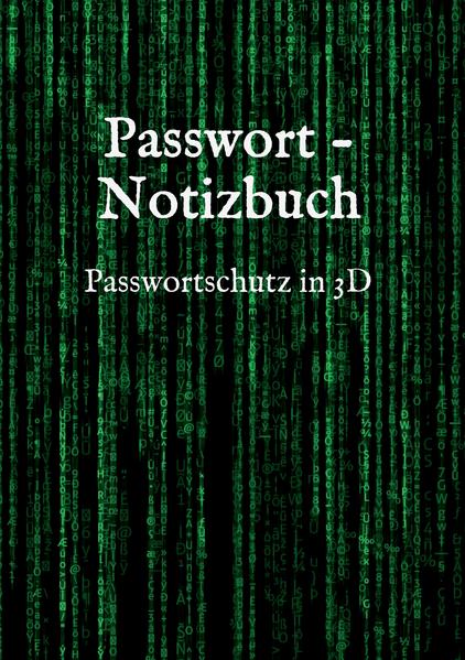 Manchmal passiert es schneller als man denkt. Man speichert sein Passwort bei Google oder anderen Anbietern. Irgendwann gibt es jedoch ein Problem nach dem anderen, weil man von irgendjemandem gehackt wurde und der Hacker nun alle Passwörter besitzt und nutzen kann ... Mit diesem Buch passiert Ihnen das nicht. Hiermit können Sie Ihre Login-Daten und Passwörter handschriftlich verwalten. Man könnte es daher auch Passwortschutz in 3D nennen. Keiner kann es hacken und niemand, außer Ihnen, hat darauf Zugriff. Praktischer geht es nicht.