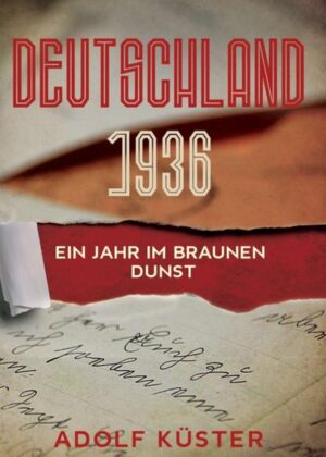 Der Autor Dr. Adolf Küster verbrachte seine Jugend in Deutschland in der Zeit der nationalsozialistischen Herrschaft. Neben seinen im Roman frei erfundenen, dargestellten Figuren und interessanten Erlebnissen, berichtet er auch über wichtige Ereignisse dieser Zeit.
