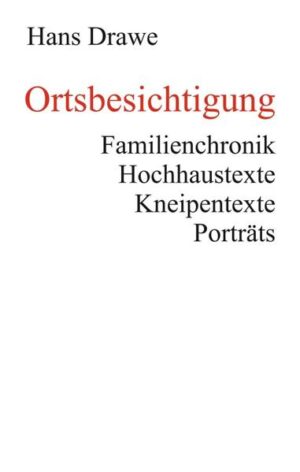 Das Buch »Ortsbesichtigung« stellt ein Sammelsurium schräger Typen in verschiedenen Lebensbereichen vor. Wie unter einem Vergrößerungsglas erscheinen ihre Schwächen und Stärken, ihr Versagen, ihre Neigung zum Betrug, ihre sexuellen Abartigkeiten, ihre Verlassenheit und Einsamkeit. Einige suchen beharrlich nach dem Sinn des Lebens, andere wieder lassen sich bewusst in den moralischen Morast fallen. Allen gemeinsam aber ist ihr Zweifel an Gott, den Ideologien und ihre existentielle Ratlosigkeit in einer fragwürdig gewordenen Welt.