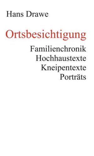 Das Buch »Ortsbesichtigung« stellt ein Sammelsurium schräger Typen in verschiedenen Lebensbereichen vor. Wie unter einem Vergrößerungsglas erscheinen ihre Schwächen und Stärken, ihr Versagen, ihre Neigung zum Betrug, ihre sexuellen Abartigkeiten, ihre Verlassenheit und Einsamkeit. Einige suchen beharrlich nach dem Sinn des Lebens, andere wieder lassen sich bewusst in den moralischen Morast fallen. Allen gemeinsam aber ist ihr Zweifel an Gott, den Ideologien und ihre existentielle Ratlosigkeit in einer fragwürdig gewordenen Welt.