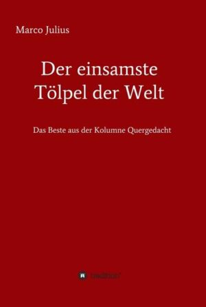 Dieses Buch enthält das Beste aus der Kolumne Quergedacht, die wöchentlich im Delmenhorster Kreisblatt und unter www.noz.de erscheint. Mit viel Sprachwitz, schwarzem Humor, einem Hauch Melancholie und einem Hang zum Nonsens blickt der Autor in die Abgründe und deckt die Absurditäten des Alltags auf. Satirisch, ironisch, spitzfindig: Die kurzen Kolumnen erinnern an das "Streiflicht" der Süddeutschen Zeitung.