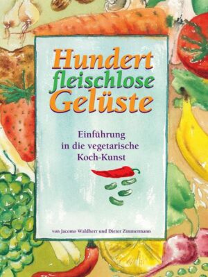 Das Essen auch ohne Fleisch Spass machen kann zeigt Ihnen dieses aussergewönhliche Kochbuch " HUNDERT FLEISCHLOSE GELÜSTE". Lassen Sie sich von der vegetarischen Kochkunst verzaubern und wandeln Sie den "Zwang der Ernährung" in einen kreativen Akt der Verehrung um. Ob "Gazpacho" , "Popeykroketten" oder "Salat Shaolin" oder Kartoffelpfanne a la Ghandi - schon die Titel lassen etwas von der Lust und der Lebensfreude die mit der Zubereitung und dem Verzehr von Nahrungsmitteln ahnen. Das mit viel Liebe zusammen gestellte Buch von Jacomo Waldherr zeigt Ihnen, dass die vegetarische Küche keine Langeweile kennt. Die stilvolle Illustration von Dieter Zimmermann fügt sich stimmungsvoll zwischen den Rezeptseiten ein und zeigen das Kochen und Kunst nah beieinander liegen. Die persönliche Einführung des Autors in die wichtigsten vegetarischen Nahrungsmittel von Wurzeln bis Gemüse & Früchten machen das Buch zudem zu einem informativen Ratgeber.