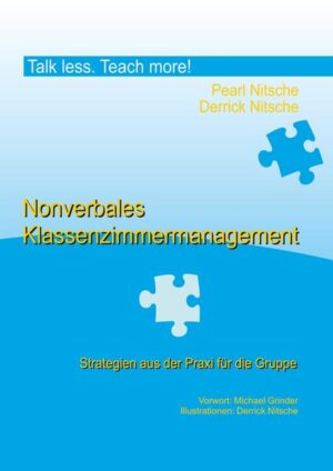 Wir reden und reden und reden… und sehr oft werden wir frustriert und haben das Gefühl, dass unsere Schüler einfach nicht zuhören oder unsere verbalen Anweisungen nicht „ernst nehmen”. Wobei bewiesen worden ist, dass mehr als 82% der Lehrerkommunikation im Klassenzimmer NONVERBAL ist. Warum sollen wir unsere Worte, die wir eigentlich dem INHALT unseres Unterrichts widmen sollen, an den PROZESS des Unterrichts verschwenden? Vor allem, wenn nonverbale Führungstechniken so viel wirkungsvoller als verbale sind? Dieses Buch beinhaltet ein bisschen Theorie und eine riesige Menge praktische Tipps und Techniken, die die Atmosphäre im Klassenzimmer für Schüler und Lehrer angenehmer machen. Sie bieten auch Lehrern die Möglichkeit, dass zu tun, was sie tun wollen - nämlich unterrichten!