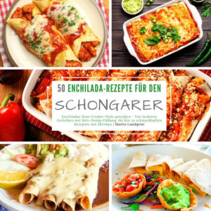 Einfach und lecker Enchiladas Slow-Cooker-Style genießen Wie wäre es mit Enchiladas mit Spinat und Bohnen als Hauptgericht? Oder doch Schokoladen-Bananen-Enchiladas zum Dessert? Lust auf Apfel-Enchiladas... ...oder Enchiladas nach typisch mexikanischer Art? Feinster Slow-Cooker-Genuss in der Welt der Enchilada-Rezepte!