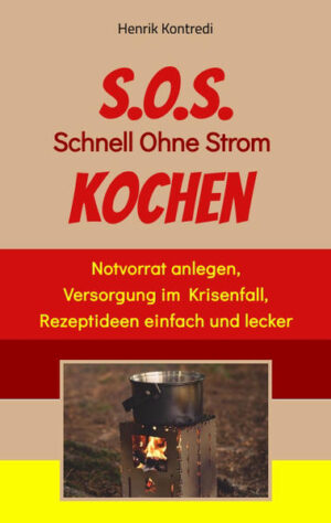 Der Notfall-Ratgeber für die individuelle Krisenvorsorge. Kochen ohne Strom und ohne Gasherd ist nicht schwer. Aber es kommt auf die richtige Vorbereitung an. Bei längerfristigem Stromausfall und anderen Krisen und Katastrophen kann die Versorgung mit Lebensmitteln stark eingeschränkt sein. Behörden rufen die Bevölkerung auf, Notvorräte anzulegen. Guter Katastrophenschutz beginnt mit der richtigen Planung. Schritt für Schritt begleitet Sachbuchautor Henrik Kontredi seine Leserinnen und Leser auf dem Weg zur persönlichen Krisenvorsorge. Welche Lebensmittel brauche ich? Wie gelingt es, schnell, effizient und clever zu kochen? Welche Notkocher kommen infrage? Welche Rezepte eignen sich? „S.O.S. Schnell Ohne Strom KOCHEN“ liefert Antworten und zeigt: Einfach kann so lecker sein. Die Leserinnen und Leser erhalten Denkanstöße und Tipps für die Speisenzubereitung in Krisenzeiten. Kompakt wird das Wissen aufbereitet mit den entscheidenden Fakten und Anleitungen, um auf den Fall der Fälle besser vorbereitet zu sein.