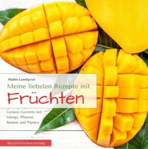 1 Buch - 100% Rezepte mit Früchten - Genießen mit Mango, Pflaumen, Banane und Papaya Wer auf der Suche nach abwechslungsreichen Gerichten mit Früchten ist, wird hier fündig werden: Für jeden Anlass finden sich hier schmackhafte Vorschläge, die dabei dennoch mit alltagsüblichen Zutaten - und natürlich Mango, Pflaumen, Banane oder Papaya - umsetzbar sind. Eine kleine Auswahl der enthaltenen Rezepte: Hausgemachter Pflaumen-Crisp Gebratene Bananenstücke mit Zimt Mango-Tilapia-Mix mit Chili und Zwiebeln Gegrillter Thunfisch mit Papaya und Macadamia-Nüssen Hausgemachtes Pflaumenbrot Guacamole mit Mango ... Jetzt zugreifen und den Speiseplan mit leckeren Früchten aufwerten!