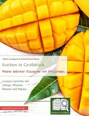 1 Buch - 100% Rezepte mit Früchten - Genießen mit Mango, Pflaumen, Banane und Papaya Wer auf der Suche nach abwechslungsreichen Gerichten mit Früchten ist, wird hier fündig werden: Für jeden Anlass finden sich hier schmackhafte Vorschläge, die dabei dennoch mit alltagsüblichen Zutaten - und natürlich Mango, Pflaumen, Banane oder Papaya - umsetzbar sind. Eine kleine Auswahl der enthaltenen Rezepte: Hausgemachter Pflaumen-Crisp Gebratene Bananenstücke mit Zimt Mango-Tilapia-Mix mit Chili und Zwiebeln Gegrillter Thunfisch mit Papaya und Macadamia-Nüssen Hausgemachtes Pflaumenbrot Guacamole mit Mango ... Jetzt zugreifen und den Speiseplan mit leckeren Früchten aufwerten!