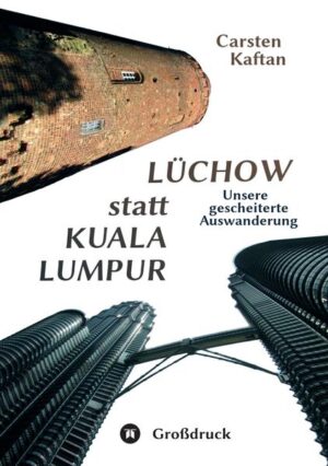 Lüchow und Kuala Lumpur — zwei Städte, die wohl nur selten in einem Atemzug genannt werden. Fast ein Viertel des Erdumfangs und sieben Zeitzonen voneinander entfernt, könnten die Kleinstadt im Wendland und die Millionenmetropole in Malaysia kaum unterschiedlicher sein. In der pulsierenden Kapitale nahe der Straße von Malakka wollen der Autor und seine Frau einen frühen Ruhestand genießen. Als dann aber die mehrjährig vorbereitete Auswanderung nach Malaysia im letzten Moment scheitert muss schnell eine Lösung gefunden werden, denn die Brücken zurück ins alte Leben sind bereits abgebrochen. Auf Umwegen aus Südostasien wieder zurück in Deutschland angekommen, suchen die beiden in aller Eile nach einer realistischen und zugleich attraktiven Alternative zum gescheiterten Lebensplan — und finden eine neue Heimat im dünnbesiedelten östlichen Zipfel Niedersachsens.