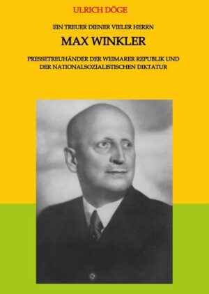 Max Winkler (1875-1961) ist eine kaum bekannte Schlüsselfigur der deutschen Außen-, Medien- und Wirtschaftspolitik in der ersten Hälfte des 20. Jahrhunderts. Das Buch konzentriert sich auf die Treuhandtätigkeit Winklers im Pressewesen zwischen 1920 und 1945. Einleitend wird die Biografie des gebürtigen Westpreußen dargestellt. In Graudenz wechselte der Postbeamte in die Kommunalpolitik und wurde 1919 Bürgermeister. Da die Stadt infolge des Versailler Vertrags an Polen fiel, verlor Winkler im Januar 1920 sein Amt. Das Gründungsmitglied der prorepublikanischen Deutschen Demokratischen Partei engagierte sich nun in der verfassunggebenden preußischen Landesversammlung. Noch im selben Jahr ernannte ihn die Regierung des Reiches und Preußens insgeheim zum Treuhänder der deutschen Minderheitenpresse. Nicht nur in den vom Versailler Vertrag definierten Gebieten, die Deutschland an Nachbarländer abtreten musste, sondern auch im Baltikum und in Nachfolgestaaten der österreichisch-ungarischen Monarchie wie Rumänien und Ungarn beteiligte sich Winkler an vielen privaten Zeitungen. Anhand von Fallbeispielen in ausgewählten Ländern wird dargestellt, wie und warum das geschah. Winkler erledigte seine europaweiten Treuhandaufgaben durch ein mitaufgebautes und sorgsam getarntes Firmennetzwerk. Es diente in der Weimarer Republik dazu, heimlich Reichsgelder an deutsche Minderheiten zu schleusen. Bereitwillig und unverzüglich nutzte Winkler ab 1933 vorrangig eine dieser Firmen, die Cautio Treuhandgesellschaft, um die rassistischen und imperialistischen Ziele seiner neuen nationalsozialistischen Treugeber zu verwirklichen. Im Auftrag von Max Amann enteignete Winkler 1934 den größten inländischen Verlag Ullstein, wandelte ihn 1937 in den Deutschen Verlag um und blieb bis 1952 persönlich haftender Gesellschafter. Zudem sicherte er dem Zentralverlag der NSDAP die Kontrolle über die auflagenstarken General-Anzeiger. Für Joseph Goebbels schuf der Ex-Liberale das monopolistische Deutsche Nachrichtenbüro, verstaatlichte und verwaltete zum einen den Mosse-Verlag, zum anderen renommierte deutsche und österreichische Musik- und Bühnen-Verlage. Am Beginn des Zweiten Weltkriegs erreichte Winkler den Gipfelpunkt seiner Macht. Während die Pressegeschäfte in den Hintergrund traten, unterstand dem Reichsbeauftragten für die deutsche Filmwirtschaft und Cautio-Chef die von ihm fast vollständig verstaatlichte Filmindustrie einschließlich Tochterfirmen in den deutschen Besatzungsgebieten. Von Hermann Göring zum Geschäftsführer der Haupttreuhandstelle Ost berufen, raubte Winkler Polen und Juden ein Millionenvermögen. Wie es dem Kriegsgefangenen der britischen Besatzer und von den Amerikanern internierten Zeugen in mehreren Nürnberger Nachfolgeprozessen gelang, ungestraft davon zu kommen, einer wiederholt beantragten Auslieferung an Polen zu entgehen und im Entnazifizierungsverfahren in Lüneburg 1949 als „entlastet“ eingestuft zu werden, wird erstmals eingehend geschildert, ebenso die letzten, bis zum Tod ausgeübten Hauptberufe: Finanzberater und Kulturfilmproduzent in Düsseldorf.