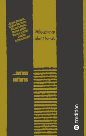 Kaum ein Wort polarisiert so wie Heimat, Ein Ort oder ein Gefühl? Verloren oder gefunden, missbraucht oder gepflegt, immer da, ohne aufzu-fallen oder ewig ersehnt... Ein halbes Jahr diskutierte die Gruppe ...across cultures das Wort Heimat. Sie schrieb, las, hörte zu, kommentierte, stritt. Die Quintessenz dessen enthält dieses Büchlein ganz unkommentiert.