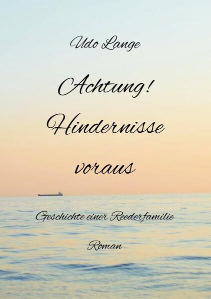 Das Buch erzählt die Geschichte einer Reederfamilie, die sich im 20. und 21. Jahrhundert abspielt und 4 Generationen umfasst. Sie beginnt unmittelbar nach dem 2. Weltkrieg und endet Anfang des 21. Jahrhundert.