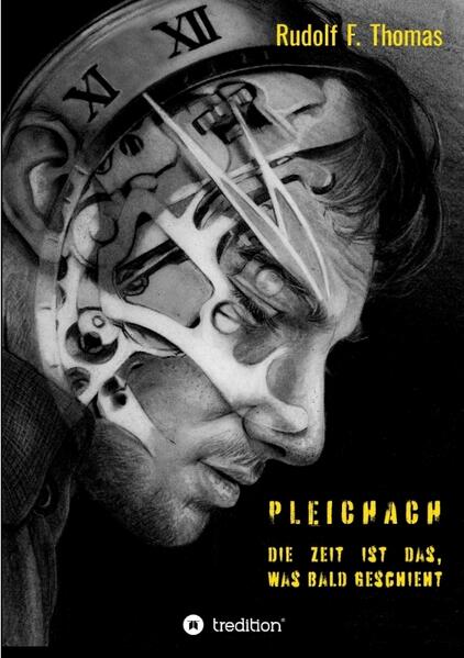 März 1982 : Journalist Tom Friedemann wartet in Basel auf den Intercity. Er möchte zurück in die Bundeshauptstadt Bonn. Der Zug kann nicht pünktlich losfahren. Die Basler-Polizei sucht nach Dieben und Schmuggler. Als der Intercity endlich fahren darf, kommt es erneut zu einem Zwischenfall: Toms Tischnachbar im Speisewagen liegt mit einem Herzinfarkt auf der Toilette. Notfall! Der Zug muss am Bahnhof in Lahr anhalten. Der Journalist fährt im Rettungswagen mit ins Krankenhaus. Dort lernt er den todkranken kauzigen Legionär André Pleichach kennen. Pleichach schenkt ihm mit den Worten "die Zeit ist das, was bald geschieht" eine wertvolle, mystisch anmutende Armbanduhr. Das Zifferblatt ist schwarz wie die Nacht. Die Uhr zeigt weder Stunden noch Minuten an. Langsam begreift der Journalist, warum Pleichach ausgerechnet ihm die Uhr schenkte: Der Legionär ist sein Vater. Tom wird zum Medium der mysteriösen Uhr. Sie rechnet auf und zieht ab. 20.440 Tage beträgt Toms Zeitkontingent. In 56 Jahren endet sein Leben. Wer Tom die linke Hand reicht, kennt anschließend seinen Todestag. Damit macht er sich nicht nur Freunde. Er wird verfolgt, gejagt und gehasst. Fremdenlegionäre und Stasi-Agenten wollen dem gewieften Journalisten die Lebensuhr und Kommandant Pleichachs illegales Millionen-Erbe abjagen. Sie sind dem Tod geweiht, was sie zu spät begreifen. Es kommt zu irren Verkettungen tragischer, teilweiser skurriler Ereignisse. Tom zieht von Bonn nach Würzburg. Dort lernt er seinen bisher unbekannten Halbbruder Marcel kennen ...... Kaum vorstellbar, aber zum Greifen nah: Eine Uhr zeigt keine Stunden und keine Minuten, sondern nur noch Tage an. Genau die Anzahl an Tagen, die uns noch bleiben. Glücklicherweise macht der Autor dank seiner Suggestivgaben, seinem Gespür für Spannung und nicht zuletzt seinem Faible für verschiedene Lebenseinstellungen aus seiner Fantasie eine verrückte Geschichte. Autor Rudolf F. Thomas hat Freude daran, die Realität mit der gewünschten Wirklichkeit zu vermischen. Beim Lesen stellt sich jeder die Frage nach der eigenen Lebenszeit. Was wäre, wenn ich wüsste ....? Wie kaum ein anderer zeitgenössischer Autor hat er einen fabelhaften Blick für Themen, Probleme und Motive. Seine Geschichte im Umgang mit der Lebenszeit wechselt immer wieder zwischen Irrsinn und Wahrheit hin und her. Das Buch ist einzigartig lebendig. Spannend ist es allemal. Die Charaktere der Roman-Figuren faszinieren durch ihre unterschiedliche Lebenseinstellung. Rudolf F. Thomas ?gelingt mit »Pleichach« ein atemberaubender Roman. Die geschickte Erzählkomposition, der exzentrische Charakter der Roman-Figur Tom Friedemann und die zwielichtigen Geheimnisse seines Vaters ziehen die Leser in die Geschichte. Trotz der vielen Konflikte strotzt der Roman vor italienischem Flair und einer südländischen Leichtigkeit. Wer in der Reihe bereits »Morgenlatten« von Rudolf F. Thomas verschlungen hat, wird »Pleichach« nicht mehr aus der Hand geben.