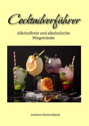 Dieser Rtgeber ist für alle denen auf Party die Getränke: Bier Cola und Wasser zu langweilig sind. In dem Ratgeber sind über 100 Rezepte (Mengenangaben und Zubereitung) für Cocktail enthalten, davon 34% alkohofrei. Bei den alkoholischen Cocktails sind neben den Klassiker: "Tequila Sunrise", "Caipirinha" oder "Sex on the beach" auch weniger bekannte, aber gut schmeckende Cocktails dabei. Das erforderliche Zubehör ist auch beschrieben. Außerdem gibt es noch einen kleinen historischen Rückblick.