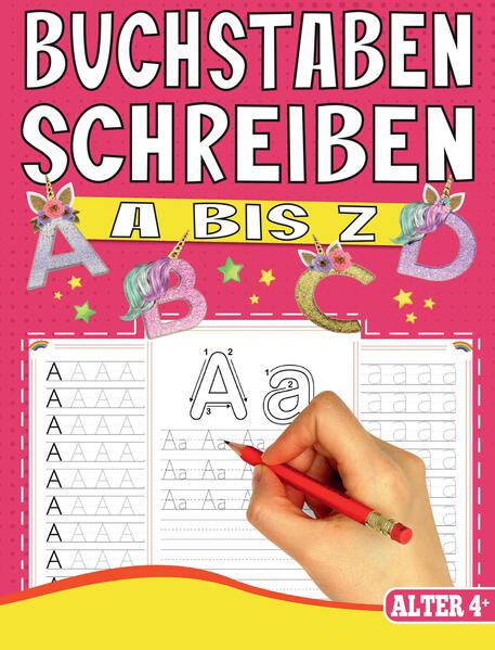 Entdecken Sie das perfekte Lernerlebnis für Ihre kleine Prinzessin mit dem "Vorschule Übungsheft: Buchstaben Schreiben Lernen mit Einhorn Motiven". Speziell für Mädchen konzipiert, verbindet dieses zauberhafte Übungsheft die Faszination für Einhörner mit dem spielerischen Erlernen des Alphabets. Warum dieses Übungsheft ein Must- Have ist: • Einhorn- Themenwelten: Jede Seite ist liebevoll mit magischen Einhorn- Motiven gestaltet, die Mädchen begeistern und zum Lernen motivieren. • Alphabetisches Lernen: Von A bis Z, inklusive Umlaute, bietet das Heft eine umfassende Einführung in das Alphabet, ideal für Vorschulkinder. • Spielerische Übungen: Über 100 Seiten mit abwechslungsreichen Aktivitäten fördern die Stiftführung und Konzentration, während sie Spaß am Lernen vermitteln. • Vorschulvorbereitung: Gezielt entwickelt für Mädchen ab 4 Jahren, eignet sich das Übungsheft hervorragend zur Vorbereitung auf den Schuleintritt. • Bildung und Spaß vereint: Kombiniert pädagogisch wertvolle Inhalte mit einem kinderfreundlichen, ansprechenden Design. • Vielseitig einsetzbar: Ideal für zuhause, auf Reisen oder als Beschäftigung während der Ferien. • Motivierende Belohnung: Am Ende des Buches wartet eine spezielle Einhorn- Urkunde, die die kleinen Lernerinnen für ihre Fortschritte ehrt. Mit dem "Vorschule Übungsheft: Buchstaben Schreiben Lernen mit Einhorn Motiven" schenken Sie Ihrem Kind nicht nur ein faszinierendes Lernerlebnis, sondern fördern auch seine kreativen und kognitiven Fähigkeiten. Machen Sie das Alphabet lernen zu einem magischen Abenteuer voller Einhörner und Fantasie!