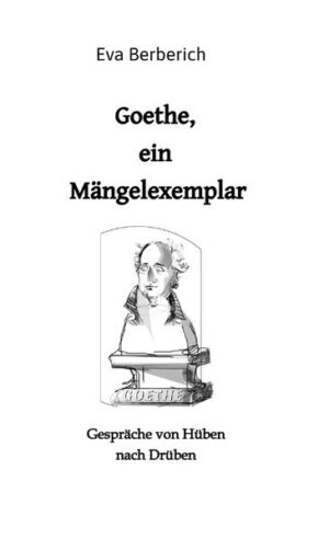Diese Gespräche mit Goethe’ sind etwas Besonderes. Der Dichterfürst, er gammelte lange Zeit als Büste mit lädierter Nase auf dem Grab eines Goetheforschers vor sich hin, kommt im Bücherregal einer ihm zunächst keineswegs freundlich gesonnenen Leserin wieder zu Ehren. Worüber die beiden reden, streiten, und was sie beschweigen - auch der Goethevertraute Eckermann und ein kluger Kater sind dabei - hier steht’s! Und nach der Lektüre wird man einiges vom Geheimen Rat aus Weimar wissen, was einem vorher unbekannt war.