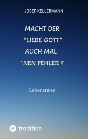 Das Buch beschreibt die Lebensreise eines 66-jährigen, der die ersten 35 Jahre seines Lebens aus seiner Wahrnehmung her bereist. Die Strenge des Elternhauses werden genau so beschrieben, wie auch die heiteren Seiten des Lebens und tragische Ereignisse.