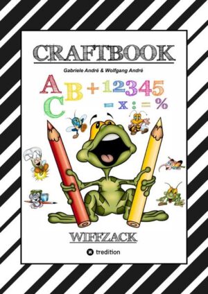 Das Craftbook "Wiffzack“ beinhaltet eine hervorragende Lernhilfe für Rechenanfänger und Kinder, welche gerade erst beginnen und sich mit Zahlen und Zählen von Mengen noch etwas schwer tun. Der Inhalt zeigt den Facettenreichtum auf, mit dem man sich beim Lernen kreativ entwickeln kann. Kinder sollen mit den verschiedenen und unterschiedlichsten Themen zur Ideenentwicklung angeregt werden. Es gibt eine Unzahl von angewandten Methoden Kleinkindern das Erlernen des Alphabets, das Rechnen, das Lesen und Basteln schmackhaft zu machen, dies ist eine davon. Weiters vermittelt der Inhalt Anregungen für Ideen um die eigene Kreativität zu entwickeln. Spielerisch lernen führt schnell zum Erfolg. Unsere Craftbook Bandreihe bietet eine Vielfalt von Möglichkeiten in den verschiedensten Bereichen, in welchen sich die Kleinen künstlerisch und vor allem begeistert entfalten können. Viele Inhalte wurden extra so gestaltet, sodass man diese einfach scannen oder kopieren kann, um sie auch mehrfach verwenden zu können.