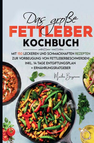 "Das große Fettleber Kochbuch" ist Ihr umfassender Leitfaden, um den Herausforderungen einer Fettleber mit einer gesunden und angepassten Ernährung zu begegnen. Wenn Sie sich oft schlapp und müde fühlen oder Symptome wie Völlegefühl und Blähungen erleben, könnte dieses Buch ein entscheidender Schritt in Richtung eines gesünderen Lebensstils sein. Martha Bergmann, die Autorin dieses Buches, bietet Ihnen nicht nur eine Sammlung von 150 einfach zuzubereitenden Rezepten, sondern auch einen wertvollen Ratgeberteil. Dieser Teil des Buches erklärt Ihnen umfassend die Funktion der Leber, was eine Fettleber ist, wie man sie erkennt, und gibt Ihnen wichtige Tipps zu bevorzugten Lebensmitteln sowie zu solchen, die vermieden werden sollten. Die Rezepte in diesem Buch sind sorgfältig ausgewählt, um Ihre Leber zu entlasten und zu entgiften, ohne dabei auf Geschmack und Vielfalt verzichten zu müssen. Sie werden entdecken, dass eine leberfreundliche Ernährung abwechslungsreich und genussvoll sein kann, und dass Sie trotz der Diätbeschränkungen köstliche Mahlzeiten genießen können. Ein besonderes Highlight ist der 14-Tage-Ernährungsplan, den Martha Bergmann exklusiv für Sie zusammengestellt hat. Dieser Plan erleichtert Ihnen den Einstieg in eine leberfreundliche Ernährung und hilft Ihnen, die neuen Ernährungsgewohnheiten in Ihren Alltag zu integrieren. Jeder Tag des Plans bietet ausgewogene Mahlzeiten für Frühstück, Mittag- und Abendessen. "Das große Fettleber Kochbuch" ist mehr als nur ein Rezeptbuch