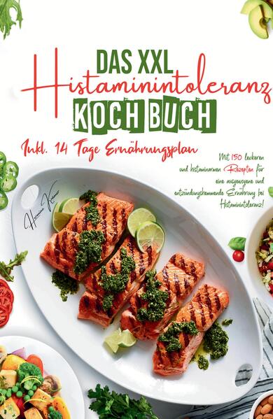 Entdecken Sie die heilende Kraft der richtigen Ernährung mit "Das XXL Histaminintoleranz Kochbuch" von Hermine Krämer. Dieses umfassende Werk bietet Ihnen 150 leckere und histaminarme Rezepte, die speziell darauf ausgerichtet sind, die Symptome einer Histaminintoleranz zu lindern und gleichzeitig eine entzündungshemmende, ausgewogene Ernährung zu fördern. Wenn Sie unter Beschwerden wie Kopfschmerzen, Hautreaktionen, Magen-Darm-Problemen oder anderen Symptomen einer Histaminintoleranz leiden, bietet dieses Buch eine praktische und effektive Lösung. Hermine Krämer, eine Expertin auf dem Gebiet der Ernährung bei Histaminintoleranz, vermittelt Ihnen fundiertes Wissen über lebensmittelbedingte Auslöser und zeigt, wie Sie durch gezielte Ernährungsumstellung eine signifikante Verbesserung Ihres Wohlbefindens erreichen können. Das Buch enthält eine sorgfältige Auswahl an histaminarmen Lebensmitteln und bietet klare Anweisungen, welche Nahrungsmittel zu meiden sind, um histaminbedingte Reaktionen zu verhindern. Die 150 Rezepte decken eine breite Palette von Kategorien ab und sind mit Nährwertangaben und Zubereitungszeiten versehen, sodass sie auch für einen anspruchsvollen und hektischen Alltag geeignet sind. Ein besonderes Highlight ist der 14-Tage-Ernährungsplan, der Ihnen den Einstieg erleichtert und einen klaren Weg zu einer histaminarmen Ernährung aufzeigt. Egal, ob Sie zu Hause oder bei der Arbeit sind, die Gerichte sind so konzipiert, dass sie leicht zuzubereiten und mitzunehmen sind, um eine konstante und entzündungshemmende Ernährung zu gewährleisten. Ein individuell abgestimmter Einkaufszettel erleichtert Ihnen das zielgerichtete Einkaufen und hilft, den Überblick über die benötigten Zutaten zu behalten. Mit "Das XXL Histaminintoleranz Kochbuch" erhalten Sie nicht nur ein Rezeptbuch, sondern einen ganzheitlichen Ratgeber, der Ihnen hilft, Ihre Histaminintoleranz natürlich zu behandeln und Ihr Leben innerhalb von 14 Tagen spürbar zu verbessern. Nehmen Sie Ihre Gesundheit in die Hand und beginnen Sie den Weg zu einem beschwerdefreien Leben.