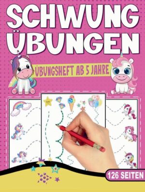 Zauberhafte Schwungübungen: Das Einhorn- Vorschul- Übungsheft mit Belohnungs- Urkunde für Mädchen ab 5 Jahren! Begrüßen Sie Ihr Kind in der magischen Welt des Lernens mit unserem einmaligem Schwungübungen Übungsheft, speziell entworfen für Mädchen ab 5 Jahren. Dieses einzigartige Übungsbuch, angereichert mit bezaubernden Einhorn- Motiven, bietet nicht nur spannende Lerninhalte, sondern belohnt Ihre kleine Lernerin auch mit einer Urkunde nach Abschluss aller Übungen! Highlights des Übungshefts: • Einhorn- Thema: Jede Seite ist mit wundervollen Einhorn- Illustrationen gestaltet, die die Phantasie anregen und zum Träumen einladen. • Vielseitige Schwungübungen: Gezielt entwickelt, um die Feinmotorik und Hand- Auge- Koordination spielerisch zu fördern. • Auf Vorschulkinder abgestimmt: Inhalte und Übungen, die perfekt auf die Fähigkeiten und Bedürfnisse von Mädchen im Vorschulalter zugeschnitten sind. • Belohnungs- Urkunde: Eine spezielle Urkunde am Ende des Heftes ehrt die Anstrengungen und Erfolge Ihres Kindes. Vorteile für Eltern und Kinder: • Optimale Vorbereitung auf die Schule: Stärkt wichtige Grundfertigkeiten für einen erfolgreichen Schulstart. • Motivation und Begeisterung: Die Aussicht auf eine eigene Urkunde steigert das Engagement und die Freude am Lernen. • Flexibel einsetzbar: Ideal für das Lernen zu Hause, im Kindergarten oder als Ergänzung zur Vorschule. • Wunderbare Geschenkidee: Das perfekte Geschenk für besondere Anlässe, das Mädchenherzen höher schlagen lässt. Diese wunderbaren Schwungübungen sind mehr als nur ein Übungsheft es ist ein Tor in eine Welt, in der Lernen Spaß macht und Träume wahr werden. Bestellen Sie jetzt und begleiten Sie Ihr Mädchen auf ihrem Weg zu spielerischen Lernerfolgen!