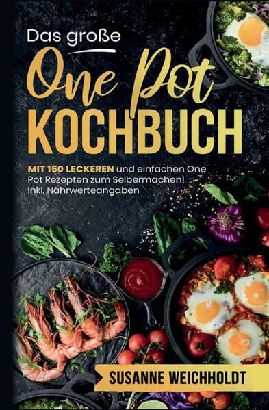 Das große One Pot Kochbuch von Susanne Weichholdt: 150 Rezepte für schnelle, einfache und köstliche Mahlzeiten Willkommen in der Welt der One Pot Gerichte - der revolutionären Methode, um köstliche Mahlzeiten mit minimalem Aufwand zu zaubern! Das "One Pot Kochbuch" von Susanne Weichholdt ist Ihr unverzichtbarer Begleiter für die schnelle, einfache und geschmackvolle Küche. Perfekt für Berufstätige, Familien, Camping-Liebhaber, Küchenneulinge und alle, die den Genuss von vielfältigen, gesunden Mahlzeiten schätzen. Für die Zeitbewussten und Berufstätigen: Nach einem anstrengenden Arbeitstag wünschen Sie sich ein schnelles, aber dennoch köstliches Essen? Dieses Buch bietet Ihnen 150 One-Pot-Rezepte, die perfekt für Ihren geschäftigen Lebensstil sind. Erleben Sie, wie einfach es ist, mit nur einem Topf gesunde und schmackhafte Gerichte zuzubereiten. Familienfreundliche Rezepte: Möchten Sie Ihre Familie mit vielfältigen und leckeren Mahlzeiten verwöhnen? Diese Sammlung von kinderfreundlichen und einfach zuzubereitenden Rezepten wird alle am Familientisch begeistern. Outdoor-Abenteurer aufgepasst: Lieben Sie Camping und Outdoor-Aktivitäten? Entdecken Sie, wie Sie mit nur einem Topf und einigen einfachen Zutaten auch unterwegs köstliche Mahlzeiten zaubern können. Einfach und Einsteigerfreundlich: Keine Sorge, wenn Sie neu in der Küche sind. Die Rezepte in diesem Buch sind unkompliziert und leicht nachzukochen, ideal für diejenigen, die ihre Kochfähigkeiten verbessern möchten. Gesund und Bewusst: Für Gesundheitsbewusste bietet dieses Buch Rezepte mit Nährwertangaben, die eine ausgewogene Ernährung unterstützen. Genießen Sie leckere, nahrhafte Mahlzeiten ohne schlechtes Gewissen. Vielfalt und Geschmack: Entdecken Sie die breite Palette an Rezepten - von Pasta und Reisgerichten über Suppen, Fleisch, Fisch bis hin zu vegetarischen, veganen, Low Carb und asiatischen Optionen. Dieses Buch bringt Abwechslung und Freude in Ihre tägliche Küche. Kaufen Sie jetzt "Das große One Pot Kochbuch" und erleben Sie, wie einfach und lecker das Kochen sein kann!