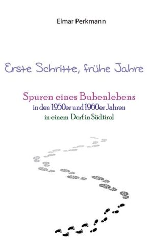 Ein Bubenleben in den 190er bis 1970er Jahren. Der Autor, Geburtsjahr 1948, beschreibt seine Erlebnisse in den 1950er Jahren im Dorf, dann die Zeit der Mittelschule in Kloster Neustift, die Oberschule in Meran und die Militärzwit bein italienischen Militär.