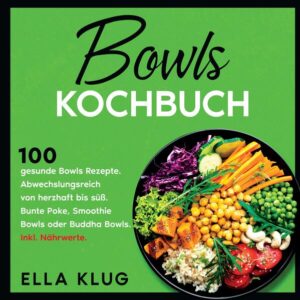 100 gesunde Bowl Rezepte! Brillante Farbfotos- Hohe Papierqualität Suchen Sie nach einem einfachen Essen, welches sich meist schnell zubereiten lässt? Denken Sie, dass leckeres Essen eine aufwendige Zubereitung benötigt? In diesem Buch erfahren Sie alles über die Herkunft und Zubereitung verschiedenster Bowl-Gerichte! Haben Sie schon einmal von Bowl-Gerichten gehört, sich aber nie weiter damit beschäftigt? Bowls können so unterschiedlich sein wie Tag und Nacht. Die eine Bowl als Müsli zum Frühstück, eine weitere mit deftigem Essen zum Mittag. Bowls können aus allem bestehen! Sie beschränken sich nicht nur auf eine Mahlzeit. In diesem Buch lernen Sie alles über die aufsteigenden Gerichte in Bowls und bekommen dabei 100 leckere Rezepte zu jeder Mahlzeit an die Hand gereicht, die Sie kinderleicht zuhause selbst zubereiten können. Erfahren Sie alles über die gesunden Effekte, die Bowls haben können und lernen Sie vieles über die Herkunft. Das erwartet Sie: ✓Allgemeine Infos über den Bowl-Trend ✓Die unterschiedlichen Arten von Bowls und ihre Besonderheiten ✓100 Bowl-Rezepte ✓Bowls vegan, vegetarisch, mit Fisch, mit Hühnchen, mit Rind...und natürlich süße Bowls! ✓Kinderleichte Zubereitung für jeden! ✓und vieles mehr … Kaufen Sie jetzt dieses Buch und entdecken gesunde Bowls, die ihren Alltag begleiten!