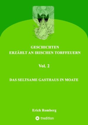 Der Autor hat in den 90er Jahren des letzten Jahrtausends etwa 10 Jahre in Irland gelebt. In dieser Zeit wurden auch die Erzählungen dieses zweiten Bandes der Erzählreihe niedergeschrieben. Es geht um das traditionelle Geschichtenerzählen der alten Zeit in Irland. Die Idee dazu kam bei einem Geschichtenerzähler Festival in dem westirischen Städtchen Kiltimagh, dem er hier zum ersten Mal beiwohnte. Seine Anregungen holte er sich aber aus den Erzählungen der Menschen an den knisternden Torffeuern, die zu den Geschichten eine mystische Atmosphäre zauberten. In diesem 2. Band der Reihe werden sieben Geschichten erzählt. Es geht um Träume, Generationenverflechtungen, Liebe und Verrat, religiösen Eifer, Sucht und Selbsttäuschung, Eitelkeit und Machtgier und last but not least um Humor. Vor allem aber geht es wieder einmal um das Geschichtenerzählen an sich. Mehr noch als im ersten Band werden hier auch lyrische Elemente eingebaut. In der ersten Geschichte findet sich der Erzähler in einer Todeszelle wieder. Er soll ein Elternmörder sein. Seine Tin-Whistle begleitet ihn in den Tod. … In der Titelgeschichte nimmt der Erzähler in Kinnegad zu später Stunde in der Dunkelheit und bei stürmischem Wetter eine betagte Anhalterin mit nach Moate und wird durch sie in einen Strudel unheimlicher Geschichten hineingezogen, die bis ins 16. Jahrhundert zurückreichen. Ist er etwa in die Nacht des ewigen Blutgerichts geraten, einem Fluch aus der Vergangenheit? In dieser Nacht holt sich der Teufel alle 70 Jahre einen Reisenden durch die Hand einer alten Frau, die unterwegs dazu steigt. … Nach der Titelgeschichte lässt der Autor einen Geschichtenerzähler aus Donegal zu Worte kommen. Dieser erzählt vier Geschichten: Wie wird man ein Traumdesigner? Die erste Geschichte gibt Auskunft darüber. Der Autor hat dabei ein wenig von Novalis geklaut. In der zweiten Geschichte berichtet er von einem Mann, dem die Nichtigkeit seiner Eitelkeit einen Augenblick lang bewusst geworden sein müsste. Die dritte Geschichte erzählt von einem Herrscher, dem seine Machtgier und Eitelkeit zum Verhängnis wird. In seiner letzten Geschichte, einem „Märchen“ geht es um Sucht, Betrug und Selbsttäuschung. … Die letzte Geschichte erzählt glossenhaft über das Beziehungsgeflecht eines ungleichen Paares, das in einem Serienmord endet. Sie ist garantiert ohne tieferen Sinn. Wie sagte Albert Einstein doch so treffend: Selbst das Sinnlose hat noch seinen losen Sinn.