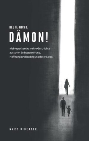 Der autobiografische Roman "Heute nicht, Dämon!" von Marc Bidersek erzählt die Geschichte des namenlosen Protagonisten, der in jungen Jahren gegen seine Alkoholsucht ankämpfte, einen Marathon lief und beruflich erfolgreich wurde. Als er jedoch auf Stella trifft, scheint das Glück perfekt zu sein. Sie verloben sich und planen eine Familie zusammen. Doch dann der Schock: Stella ist schwanger von einem anderen Mann. Das Leben des Protagonisten gerät erneut aus den Fugen, und er muss sich erneut gegen seine Dämonen stellen. Die Angst vor einem Rückfall in die Alkoholsucht droht ihn zu überwältigen, aber er kämpft weiter gegen seine inneren Dämonen an. „Heute nicht, Dämon!" ist ein bewegender Roman über Liebe, Verlust und den Kampf gegen die eigenen inneren Dämonen. Marc Bidersek gelingt es, die Gedanken- und Gefühlswelt seines Protagonisten eindringlich darzustellen und die Leser mit auf eine emotionale Achterbahnfahrt zu nehmen. Ein Roman, der zum Nachdenken anregt und zeigt, dass es möglich ist, auch in den dunkelsten Momenten des Lebens wieder ans Licht zu gelangen.