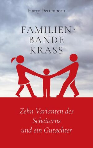 Familie schafft Geborgenheit und Bindung, gewährt Schutz und Ru?ckhalt bei Not und Bedrängnis. Doch was passiert, wenn aus Liebe plötzlich Hass wird? Wie kann es sein, dass Konflikte um das Sorgerecht oder Verdacht auf Misshandlung und Missbrauch zu einem Albtraum werden, in dem Kinder leiden und Existenzen zerstört werden? In seinem Buch „Familienbande Krass“ erzählt der bekannte psychologische Sachverständige und langjährige Lehrstuhlinhaber Prof. Harry Dettenborn in zehn spannenden Geschichten, welch Doppelsinn das Wort Familienbande hat. Er zeigt auf, wie irrational und manchmal auch kriminell Handelnde das Leben zum Alptraum werden lassen, in dem geliebte Kinder gequält werden und die gemeinsame Immobilie zur Armutsfalle wird. Gutachter werden dann von Gerichten beauftragt, um Lösungen vorzuschlagen, in denen das Wohl der Kinder im Mittelpunkt steht und die Rechte der Eltern respektiert werden. Doch wie können sie helfen? In jeder der zehn Geschichten verfolgen Leser und Leserinnen und Leser hautnah, wie der psychologische Gutachter Dr. Rother mit den Konfliktparteien umgeht, wie er die Mixtur aus Hass und Gewalt, Lu?ge und Wahn, aus Kindesmisshandlung, sexuellem Missbrauch und Missbrauchsverdacht beurteilt und welche Lösungen er vorschlägt. Ein erzählendes Sachbuch, das aufzeigt, wie wichtig es ist, Konflikte innerhalb von Familien fru?hzeitig zu erkennen und zu lösen und wohin es fu?hrt, wenn die nötige Problemeinsicht und Änderungsbereitschaft fehlt. Ein Buch, das betroffenen Familien Mut macht und durch die Geschichten von Prof. Harry Dettenborn zeigt, dass sie mit ihren Problemen nicht alleine sind.