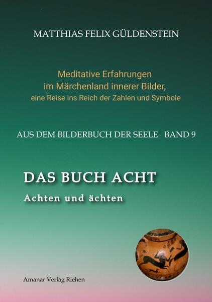 DAS BUCH ACHT handelt von Zaubersprüchen und der Kraft des Weiblichen. Die hebräischen Buchstaben Chet (8), der Zaun, und Peh (80), der Mund passen zur Hexe, die auf dem Haag/Zaun zwischen den Welten sitzt und mit Sprüchen bannt oder verzaubert und mit Wunderpflanzen heilt. Ein spezieller Heiler ist der Zentaur Chiron. Auch das Grimm-Märchen vom Aschenputtel ist voller Zaubersprüche, durch die vor allem die Tauben angelockt werden, die sich als besonders hilfreich erweisen. Die Taube ist ein wichtiges Symbol für Frieden und für die Taufe am achteckigen Taufbecken. Achtbeinige Tiere wie Spinnen, Skorpione und Kraken wirken eher abstossend, wie auch die (meist achtarmig dargestellten) indischen Göttinen Durga und Kali. Der Skorpion ist das achte Tierkreiszeichen und vertritt das "Stirb und Werde", während die Tarotkarten 8, die Kraft, und 17, der Stern (Quersumme 8) deutlich die weiblichen Kräfte darstellen. Neben den Märchenmeditationen gibt es Gedankenspiele zu den acht Zeichen des chinesischen I Ging. Acht gilt in China als Glückszahl.