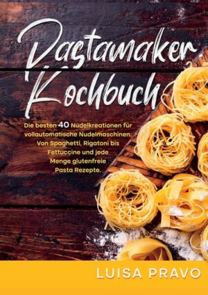 Pastamaker Rezeptbuch- In Farbe, Inkl. Nährwerte. Ob in Aufläufen, Suppen, als Beilage oder als Hauptgericht mit einer Sauce. Es ist kaum vorstellbar, dass Pasta bis zum 20. Jahrhundert überwiegend der reichen Bevölkerung zustand. Insbesondere, da es sich bei Hartweizen um ein teures Produkt handelte. Heute kann man Pasta in vielen verschiedenen Formen in jedem Supermarkt zu den unterschiedlichsten Preisen finden. Oder einfach selbst herstellen! Bei einem Pastamaker handelt es sich um ein Gerät, welches vollständig die Arbeit für die Herstellung von Pasta übernimmt. Das bedeutet, dieses Gerät übernimmt nicht nur das Herstellen der gewünschten Pasta, sondern auch das Herstellen des Teiges. Kurz gesagt handelt es sich bei einem Pastamaker um eine vollautomatische Nudelmaschine. Sogar das Abwiegen der Zutaten ist mit einem Pastamaker möglich. Dieses Gerät hilft dabei, Pasta innerhalb von wenigen Minuten zuzubereiten. Dieses liebevoll gestaltete Kochbuch bietet die 40 besten Rezepte für eine vollautomatische Nudelmaschine an. Selbstverständlich auch für traditionelle Pastamaker geeignet. Darauf können Sie sich freuen: - viele Tipps für den Start - großer Ratgeberteil - die besten und einfachsten Rezepte - alle Rezepte inkl. Nährwerte - NUR Pasta- keine Soßen, Suppen, Aufläufe... Einfach Pasta! - eigenes Kapitel mit glutenfreien Rezepten Dieses Rezeptbuch ist unabhängig von Marke und Hersteller. Geeignet für alle handelsüblichen vollautomatischen und traditionellen Nudelmaschinen.