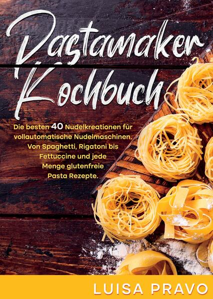 Pastamaker Rezeptbuch- In Farbe, Inkl. Nährwerte. Ob in Aufläufen, Suppen, als Beilage oder als Hauptgericht mit einer Sauce. Es ist kaum vorstellbar, dass Pasta bis zum 20. Jahrhundert überwiegend der reichen Bevölkerung zustand. Insbesondere, da es sich bei Hartweizen um ein teures Produkt handelte. Heute kann man Pasta in vielen verschiedenen Formen in jedem Supermarkt zu den unterschiedlichsten Preisen finden. Oder einfach selbst herstellen! Bei einem Pastamaker handelt es sich um ein Gerät, welches vollständig die Arbeit für die Herstellung von Pasta übernimmt. Das bedeutet, dieses Gerät übernimmt nicht nur das Herstellen der gewünschten Pasta, sondern auch das Herstellen des Teiges. Kurz gesagt handelt es sich bei einem Pastamaker um eine vollautomatische Nudelmaschine. Sogar das Abwiegen der Zutaten ist mit einem Pastamaker möglich. Dieses Gerät hilft dabei, Pasta innerhalb von wenigen Minuten zuzubereiten. Dieses liebevoll gestaltete Kochbuch bietet die 40 besten Rezepte für eine vollautomatische Nudelmaschine an. Selbstverständlich auch für traditionelle Pastamaker geeignet. Darauf können Sie sich freuen: - viele Tipps für den Start - großer Ratgeberteil - die besten und einfachsten Rezepte - alle Rezepte inkl. Nährwerte - NUR Pasta- keine Soßen, Suppen, Aufläufe... Einfach Pasta! - eigenes Kapitel mit glutenfreien Rezepten Dieses Rezeptbuch ist unabhängig von Marke und Hersteller. Geeignet für alle handelsüblichen vollautomatischen und traditionellen Nudelmaschinen.