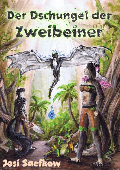 Ein unendlicher Dschungel. Flüsse, Monster, Drachen, Mammutbäume, bewohnt von Wesen, laufend auf zwei Beinen, spitze Ohren, buntes Fell. Mhaya ist eine davon. Eine junge Frau, die vom eigenen Vater darum gebeten wird, auf Jagd zu gehen. Sie findet ein Ei, nimmt es mit und es schlüpft ein Drache. Mehrfach muss sie Monsterbabys großziehen, angefangen mit einem rosa Papageien, Piku, der es liebt, die Zweibeiner zu beobachten. Plötzlich steht Mhaya`s Traummann in ihrem Zimmer: Rey. Gut gebaut, dunkle Haare, ein hübsches Gesicht, er ist einfach perfekt. Doch später gerät sie mit ihm in einen Konflikt. Er ist Monsterjäger und sie hasst es, denn im Gegensatz zu ihm, liebt sie die Tiere… 3 Jahre später: Ein schwarzer Drache stürmt vom Himmel und landet mitten im Dorf. Aber er ist nicht alleine. Jemand reitet auf ihm. Es ist nicht irgendwer, sondern Rey`s Onkel, Cohan. In Rey brodeln Wut und Angst, denn dieser Mann war es, der sein Leben zerstörte, als Rey noch ein kleiner Junge war… 17 Jahre später: Die Zweibeiner erfahren, wie es ist, wenn die eigenen Waffen gegen sie gerichtet werden. Das Dorf liegt bald in Trümmern. Rey`s Sohn Tonyo ist einer der Überlebenden, doch ihre Gegner sind ihnen dicht auf den Fersen. Das kleine Vogelmädchen Ria lernt diejenigen kennen, welche die Geflohenen verfolgen. Deren Anführer will etwas von Tonyo wiederhaben, das ihm gehört. Je länger Ria ihn beobachtet, desto mysteriöser wird dieser Mann. Er ist nicht normal. Sie findet währenddessen heraus, dass etwas weitaus Gefährlicheres hinter den Überlebenden her ist. Ein Wesen mit unheimlicher Kraft… Es war einmal ein Comic. Das war 2012. In der neunten Klasse entschied ich mich, daraus ein Buch zu machen. Das Nachwort ist eine halbe Biografie. Ich zeige etliche uralte Zeichnungen sowie Ausschnitte des Comics. Es ist interessant, wie aus den Comicfiguren langsam "echte Menschen" wurden. Ich musste meine liebsten Charaktere neu auf Papier bringen, 18 Porträts sind entstanden sowie eine realistische Skulptur des Antagonisten. Alles zu finden auf den letzten Seiten. Ich rede außerdem darüber, wie ich die Entscheidung traf, ein Buch zu schreiben und wo ich meine Inspirationen fand. Wie in allen meinen älteren Büchern habe ich auch dieses Werk beim Lesen kommentiert und schrieb, wie ich es fand oder was mir sonst so auffiel... Das Nachwort ist über 80 Seiten lang. 2015 geschrieben, 2017 gekürzt und 2023 wieder gelesen und verbessert. Jetzt ist es endlich zeigbar, nach so langer Zeit... mein Erstgeborenes...