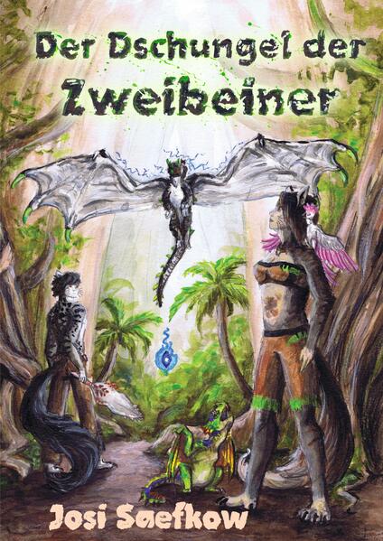 Ein unendlicher Dschungel. Flüsse, Monster, Drachen, Mammutbäume, bewohnt von Wesen, laufend auf zwei Beinen, spitze Ohren, buntes Fell. Mhaya ist eine davon. Eine junge Frau, die vom eigenen Vater darum gebeten wird, auf Jagd zu gehen. Sie findet ein Ei, nimmt es mit und es schlüpft ein Drache. Mehrfach muss sie Monsterbabys großziehen, angefangen mit einem rosa Papageien, Piku, der es liebt, die Zweibeiner zu beobachten. Plötzlich steht Mhaya`s Traummann in ihrem Zimmer: Rey. Gut gebaut, dunkle Haare, ein hübsches Gesicht, er ist einfach perfekt. Doch später gerät sie mit ihm in einen Konflikt. Er ist Monsterjäger und sie hasst es, denn im Gegensatz zu ihm, liebt sie die Tiere… 3 Jahre später: Ein schwarzer Drache stürmt vom Himmel und landet mitten im Dorf. Aber er ist nicht alleine. Jemand reitet auf ihm. Es ist nicht irgendwer, sondern Rey`s Onkel, Cohan. In Rey brodeln Wut und Angst, denn dieser Mann war es, der sein Leben zerstörte, als Rey noch ein kleiner Junge war… 17 Jahre später: Die Zweibeiner erfahren, wie es ist, wenn die eigenen Waffen gegen sie gerichtet werden. Das Dorf liegt bald in Trümmern. Rey`s Sohn Tonyo ist einer der Überlebenden, doch ihre Gegner sind ihnen dicht auf den Fersen. Das kleine Vogelmädchen Ria lernt diejenigen kennen, welche die Geflohenen verfolgen. Deren Anführer will etwas von Tonyo wiederhaben, das ihm gehört. Je länger Ria ihn beobachtet, desto mysteriöser wird dieser Mann. Er ist nicht normal. Sie findet währenddessen heraus, dass etwas weitaus Gefährlicheres hinter den Überlebenden her ist. Ein Wesen mit unheimlicher Kraft… Es war einmal ein Comic. Das war 2012. In der neunten Klasse entschied ich mich, daraus ein Buch zu machen. Das Nachwort ist eine halbe Biografie. Ich zeige etliche uralte Zeichnungen sowie Ausschnitte des Comics. Es ist interessant, wie aus den Comicfiguren langsam "echte Menschen" wurden. Ich musste meine liebsten Charaktere neu auf Papier bringen, 18 Porträts sind entstanden sowie eine realistische Skulptur des Antagonisten. Alles zu finden auf den letzten Seiten. Ich rede außerdem darüber, wie ich die Entscheidung traf, ein Buch zu schreiben und wo ich meine Inspirationen fand. Wie in allen meinen älteren Büchern habe ich auch dieses Werk beim Lesen kommentiert und schrieb, wie ich es fand oder was mir sonst so auffiel... Das Nachwort ist über 80 Seiten lang. 2015 geschrieben, 2017 gekürzt und 2023 wieder gelesen und verbessert. Jetzt ist es endlich zeigbar, nach so langer Zeit... mein Erstgeborenes...