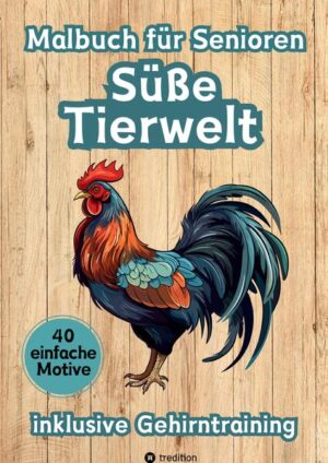 Ein unterhaltsames Malbuch für Senioren, Rentner, Sehbehinderte und Malgruppen sowie Seniorenarbeit und Demenzbetreuung. 40 einfache Malseiten mit Gehirntraining rund um Tiere (Haustiere, exotische Tiere, Fische und Vögel). Mit dicken Linien, durchnummerierten Seiten und großen Motiven. Fördert Konzentration, Entspannung und Feinmotorik. Für ältere oder kognitiv eingeschränkte Personen, Einzel- oder Gruppenbetreuung. Hohe Qualität Made in Germany. Geeignet als kreatives Geschenk oder Mitbringsel (Ostern, Valentinstag, Geburtstag, Weihnachten, für die Urlaubszeit, für Malgruppen oder Betreuer etc.)