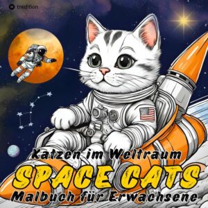 Ein lustiges Katzenausmalbuch für Erwachsene, Jugendliche und Katzenfans. Abenteuerliche Katzen mit Weltallund Raumschiffmotiven warten darauf, ausgemalt zu werden. Mit liebenswerten katzenartigen Astronauten, die die Wunder der Galaxie erkunden. Gehen Sie auf eine interstellare Reise mit diesen charmanten kosmischen Kätzchen. ++ Ideal zum Entspannen, fördert Stressabbau, Konzentration und Kreativität ++ 30 originelle Motive für stundenlangen Ausmalspaß ++ Großes A4- Format mit einseitigem Druck ++ Qualität aus Deutschland, klimafreundliche Materialien ++ Mit lustigen Sprüchen („Ground Control to Major Tom“, „Völlig losgelöst von der Erde“) ++ Bonusseite (Farbtabelle) Lassen Sie Ihre Fantasie zwischen den Sternen schweben mit unserem entzückenden Katzen im Weltraum Malbuch. Ideal für die "kleine Pause zwischendurch" im Alltag, in der Freizeit oder im Urlaub. Das ideale Geschenk oder Mitbringsel für Freunde, Familie oder sich selbst. Entdecken Sie weitere Katzenmalbücher von Kenya Kooper und Titel von @Newgat- Books (Blick ins Buch auf YouTube).